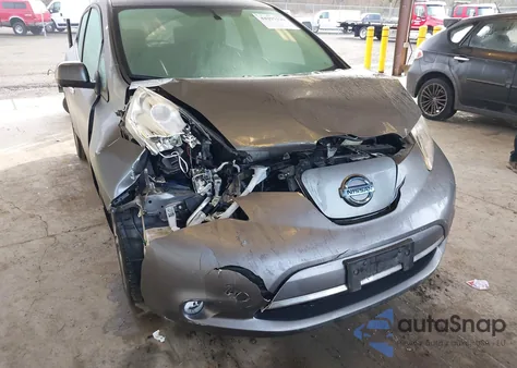2014 Nissan Leaf Sl z USA, uszkodzony, nr VIN 1N4AZ0CP7EC337294